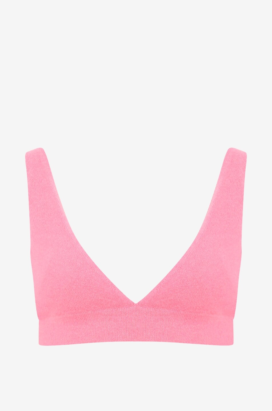 The Capucine Bralette cashmere triangle bra