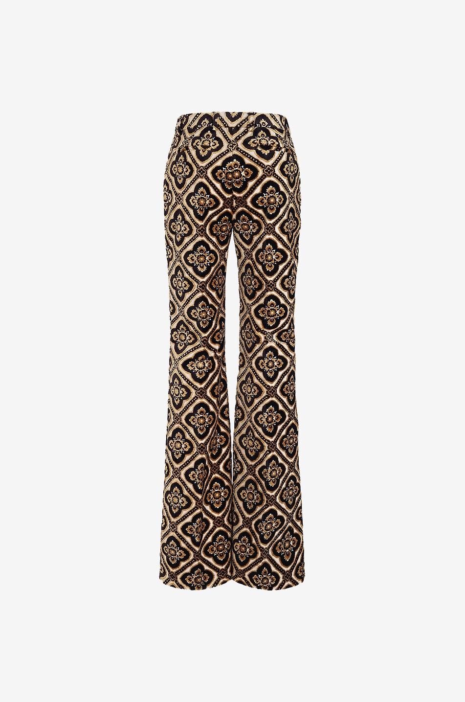 Medals jacquard trousers