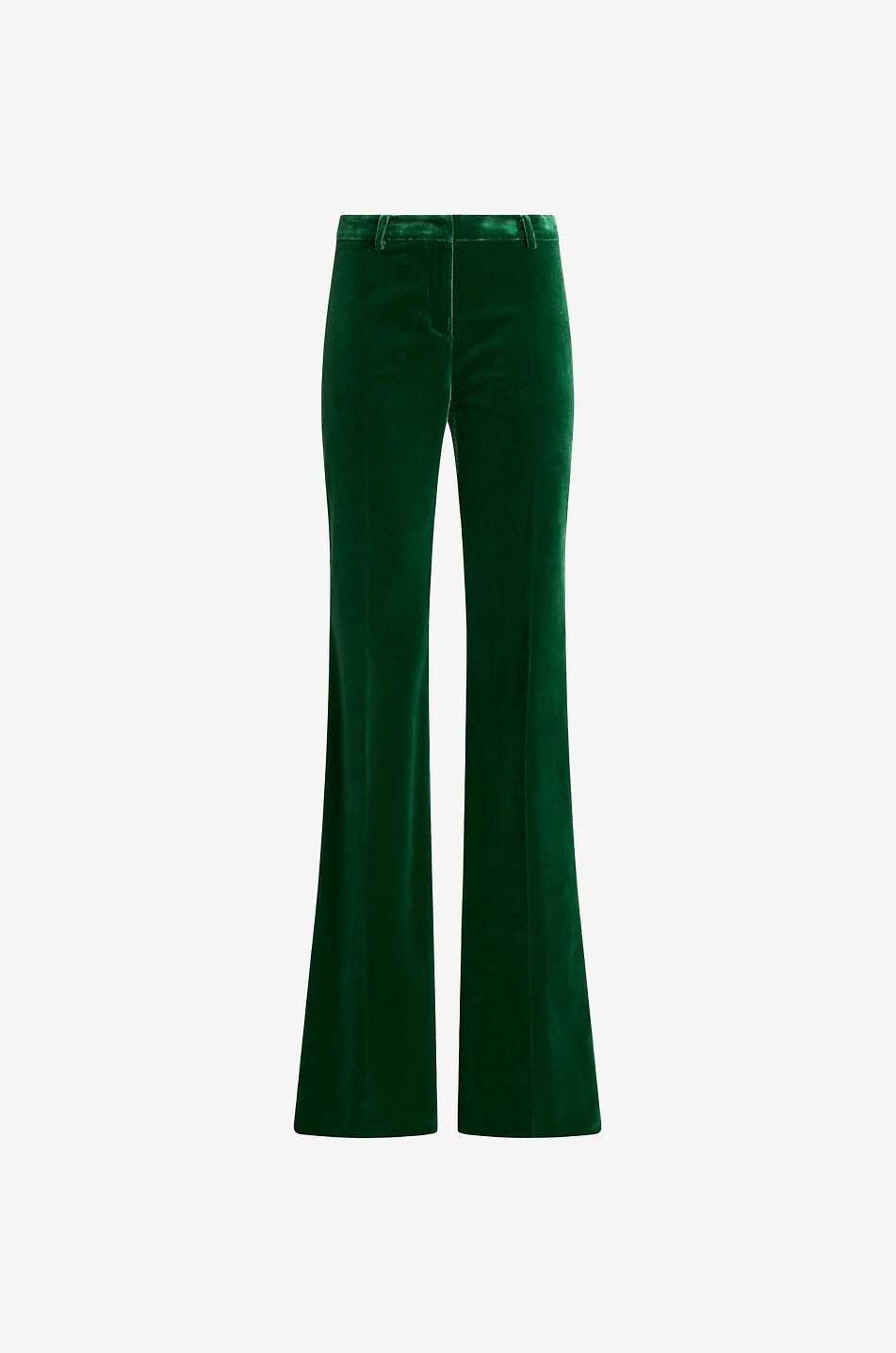 Pantalon évasé en velours