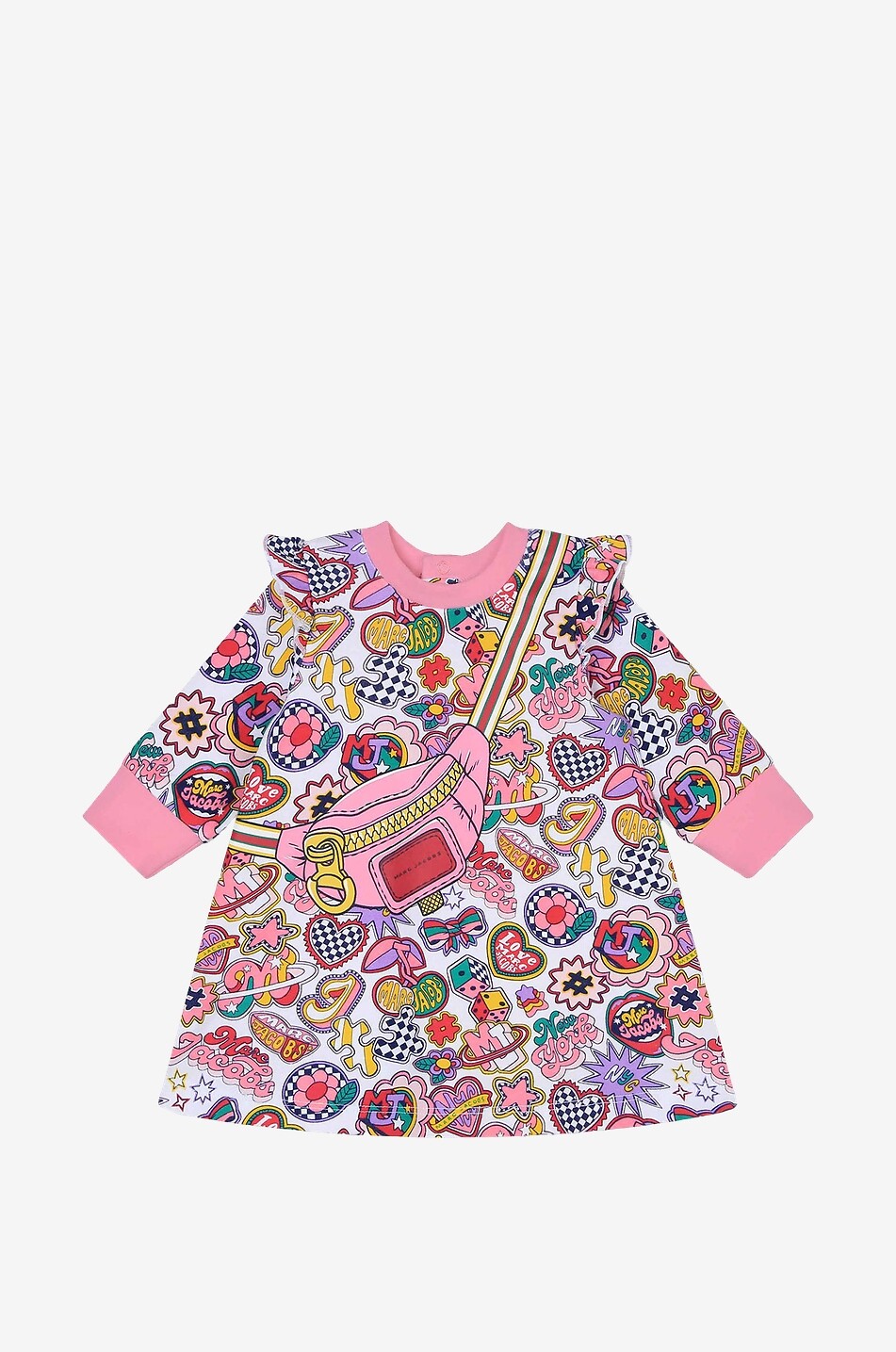 Printed baby cotton dress