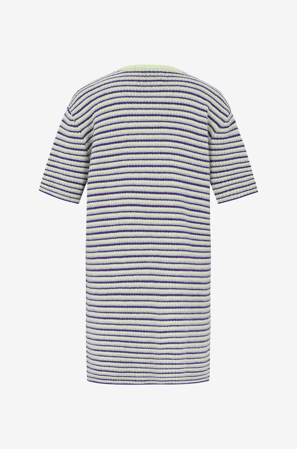 The Kian Dress cashmere short striped dress