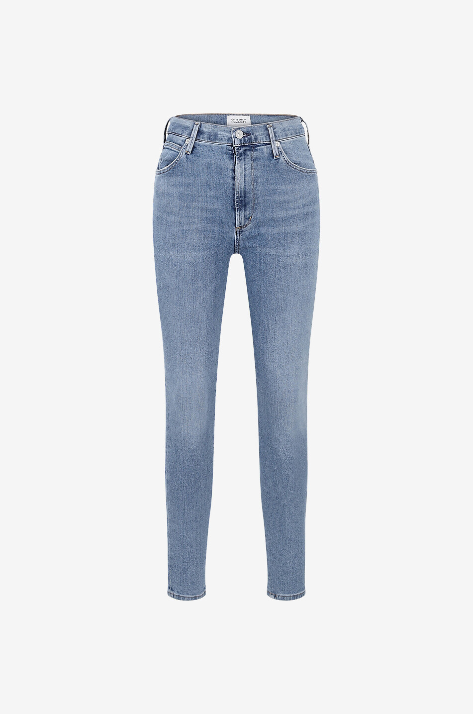 CITIZENS OF HUMANITY Chrissy cotton skinny jeans Women LIGHT BLUE 1