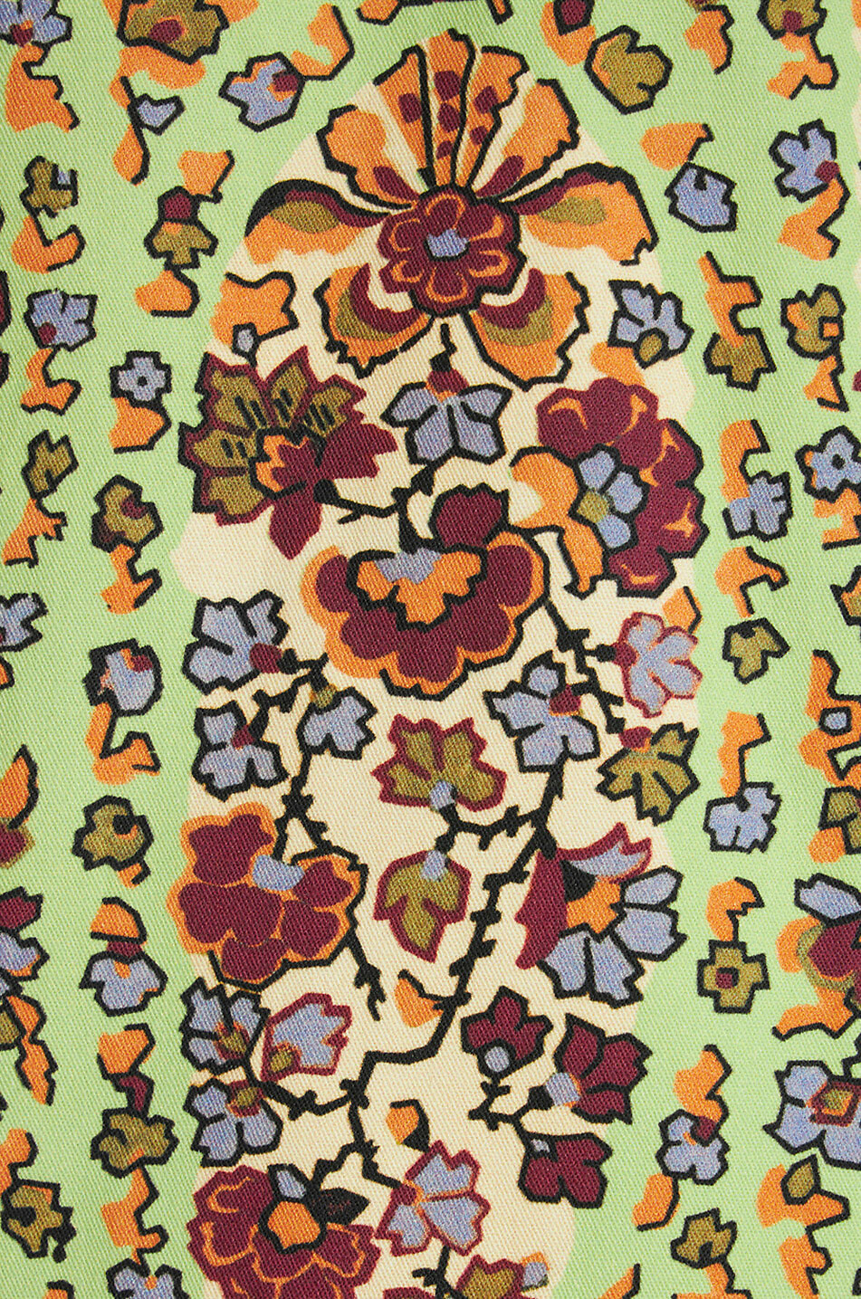 ETRO Paisley Micro Flowers culottes in cotton Women GREEN 4