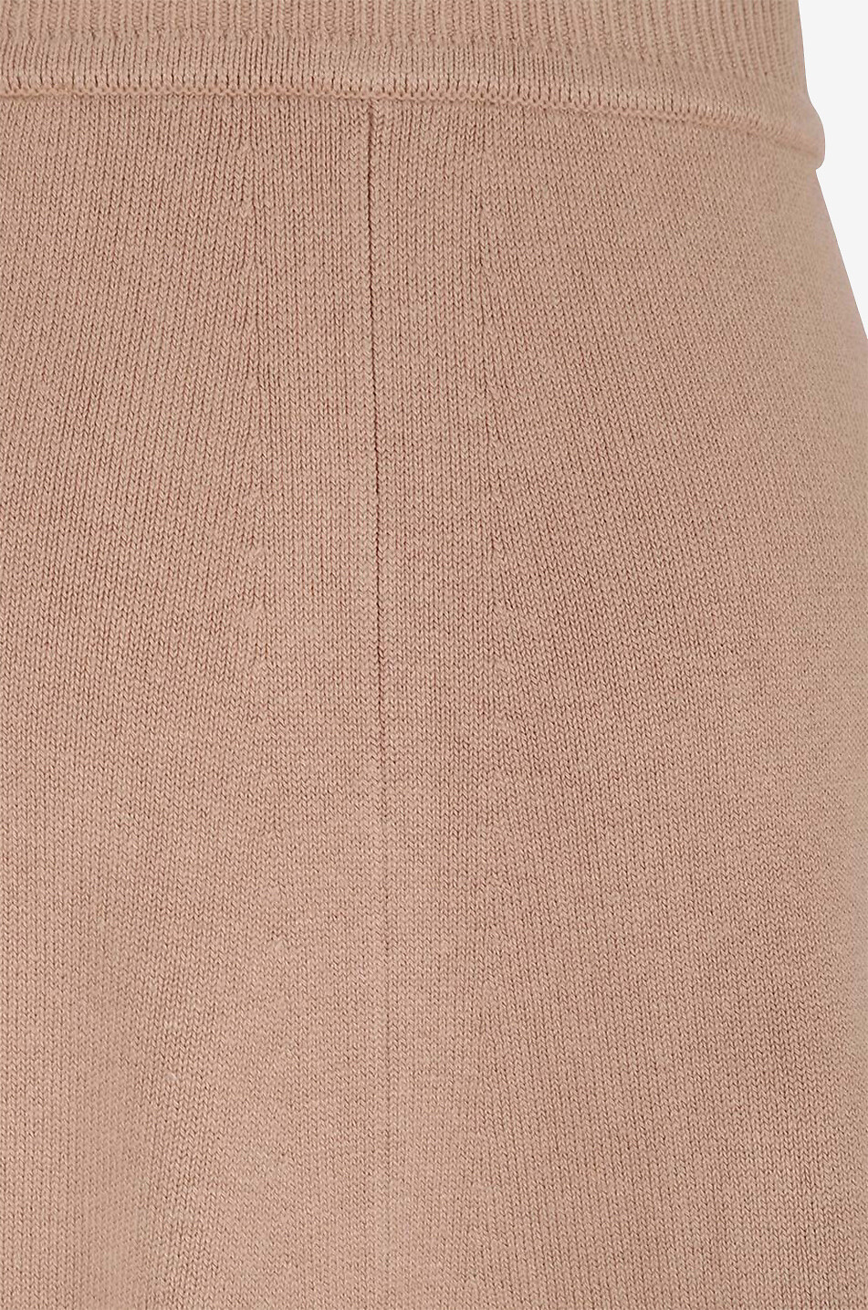 JOSEPH Jupe longue en soie coton et cachemire Femme MARRON 3