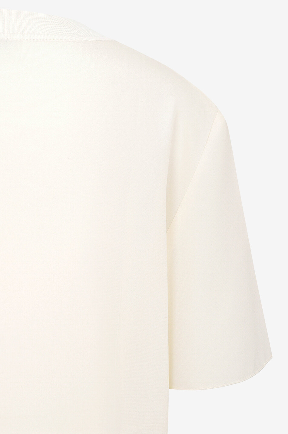 Silk short-sleeved T-shirt