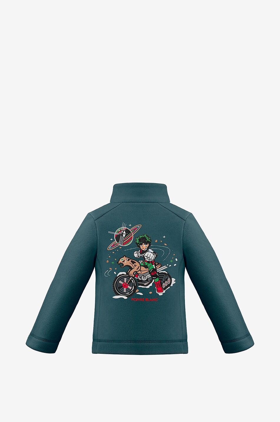 POIVRE BLANC Veste en polaire de ski enfant Unisexe VERT 2