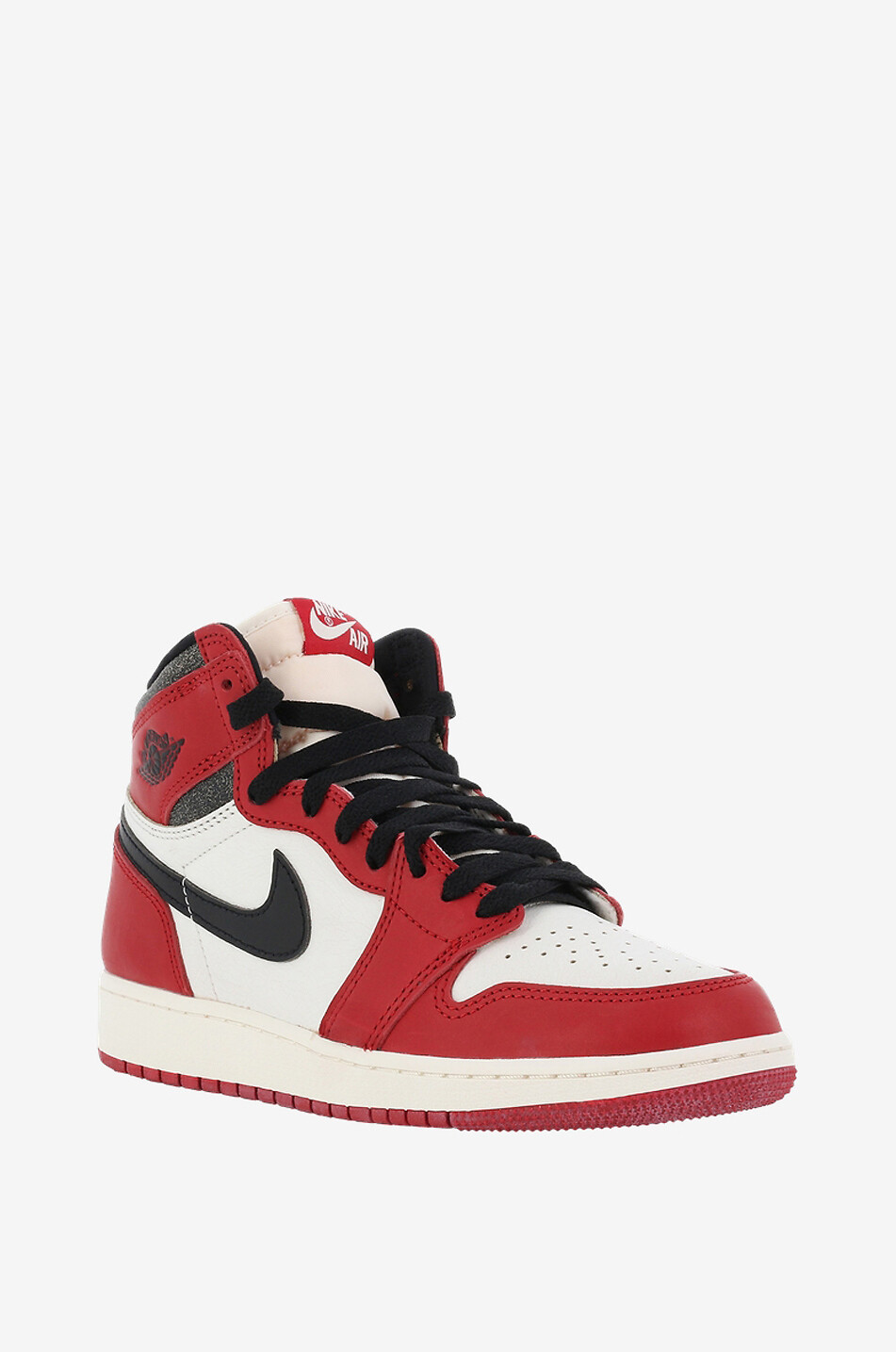 NIKE Rissige hohe Sneakers Air Jordan 1 Chicago Lost and Found Damen ROT 1