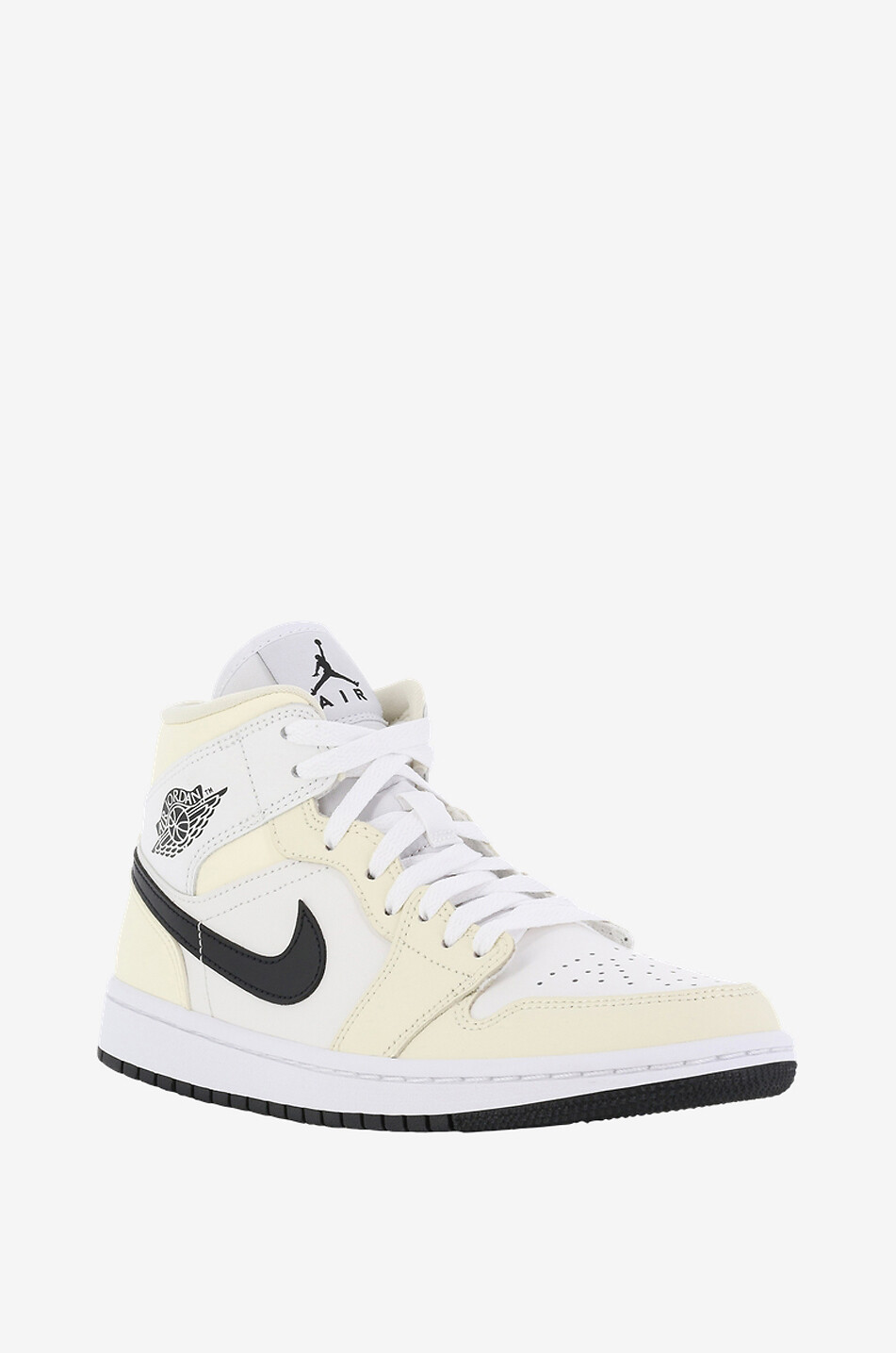 NIKE Hohe Sneakers WMNS Air Jordan 1 Mid Coconut Milk Damen CREMEFARBEN 1