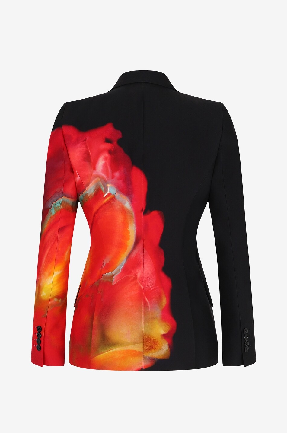 Einreihiger taillierter Blazer Solarised Petal