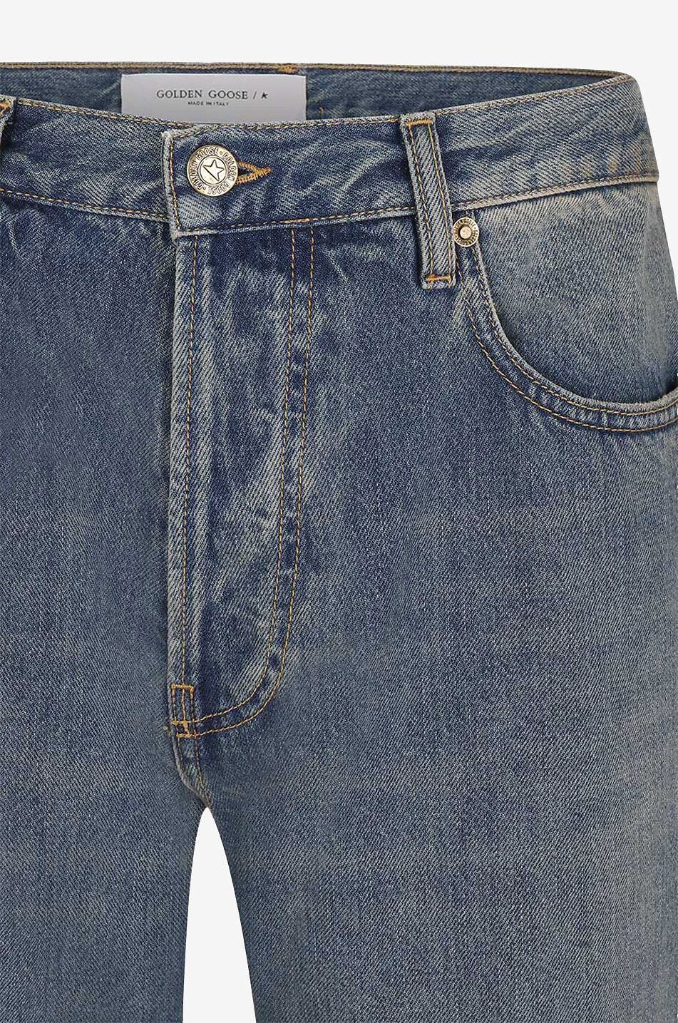Lässig gerade ausgewaschene Jeans Skate Medium Dirty Wash