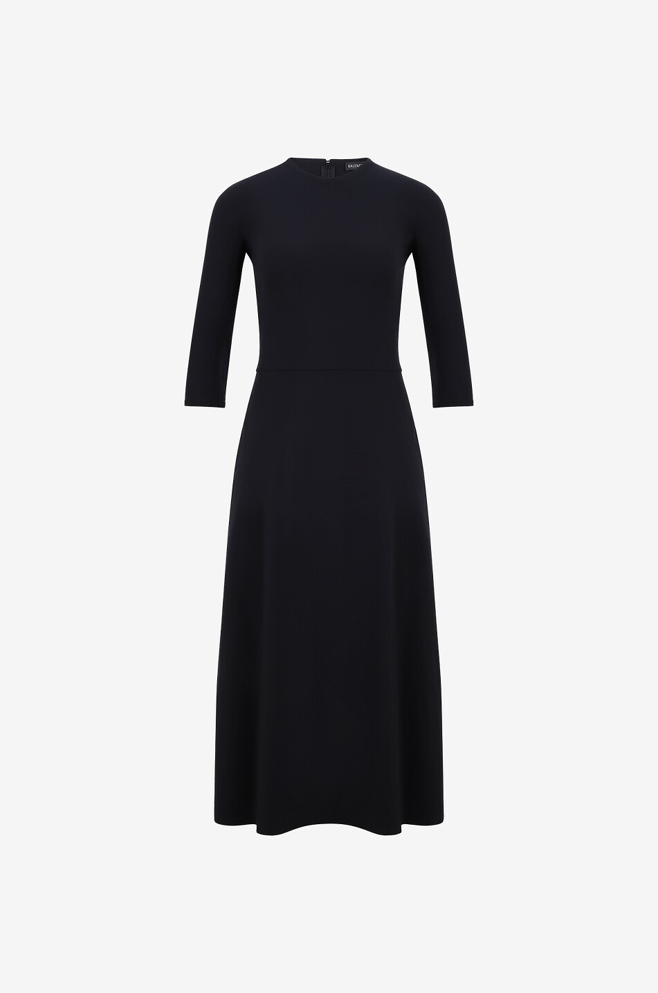 Robe midi en jersey technique A-line