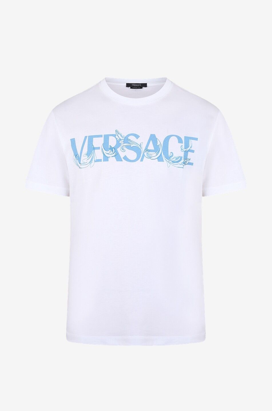 La Greca Logo printed jersey T-shirt - VERSACE - Bongénie Outlet