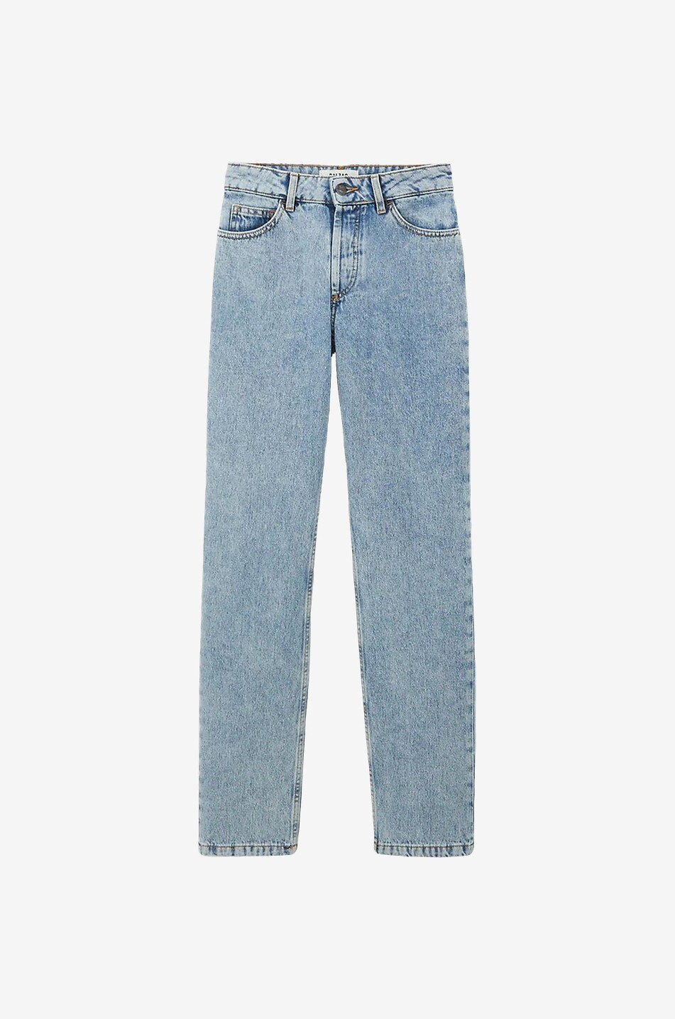 Jean droit délavé Fauve