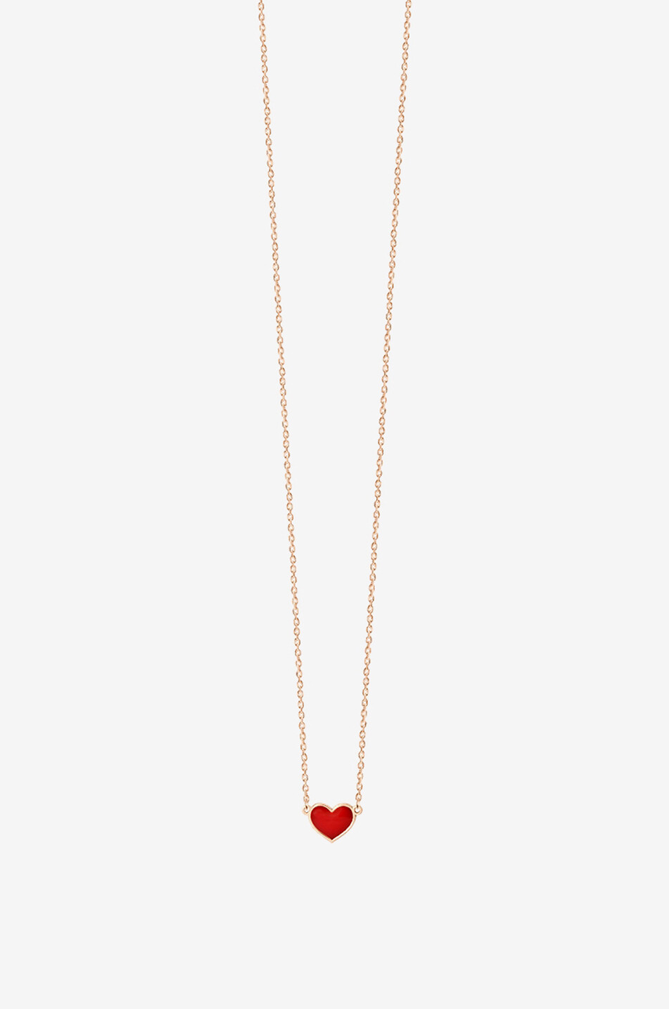 VANRYCKE Roségoldkette mit Anhänger Emoji Coeur Damen ROSA 2
