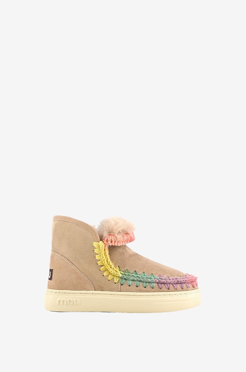 Bottines chaudes en daim Eskimo Sneaker Rainbow Stitching