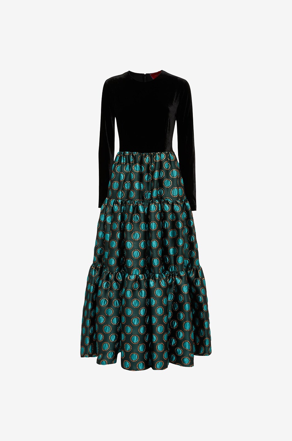 Robe en velours et jacquard Big Dress Winter Sun