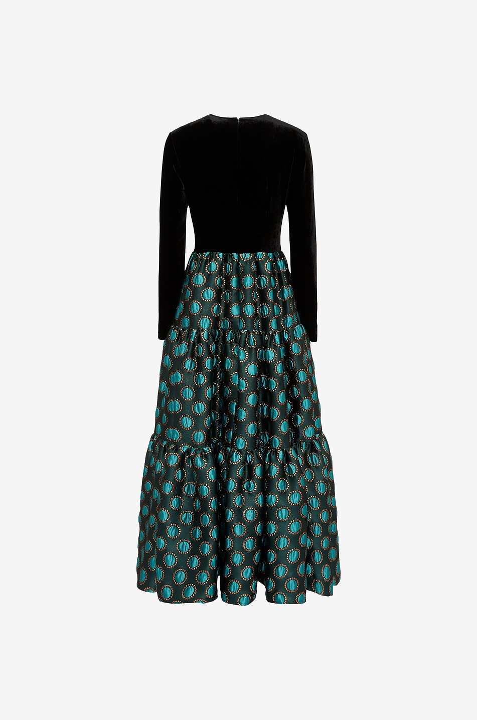 Robe en velours et jacquard Big Dress Winter Sun