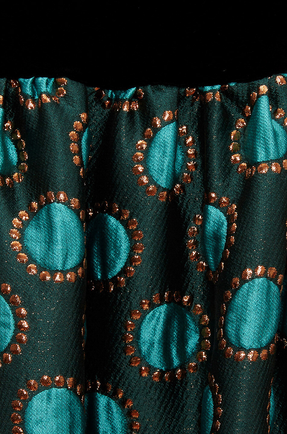 Robe en velours et jacquard Big Dress Winter Sun