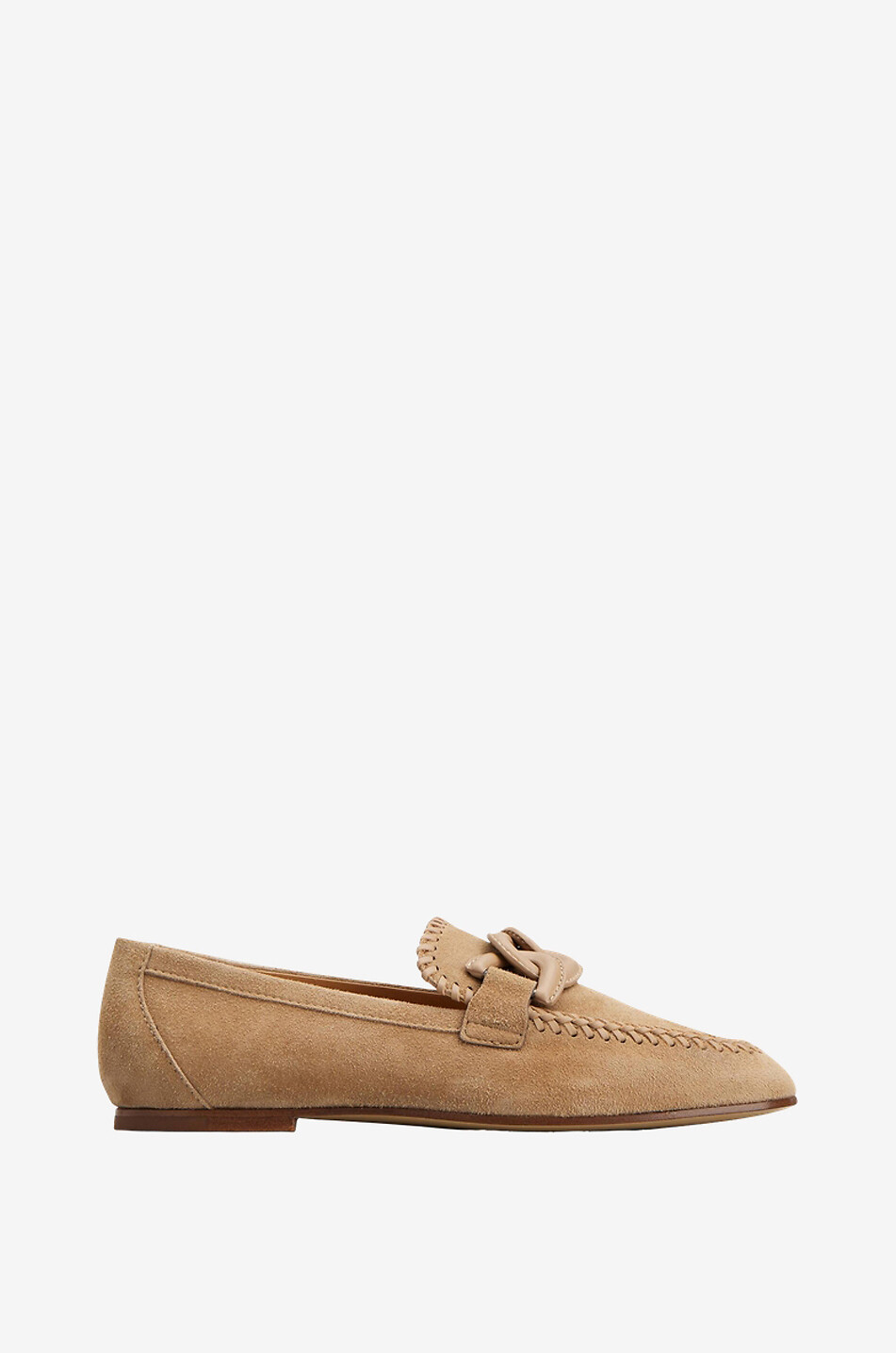 Mocassins en daim et cuir lisse Kate