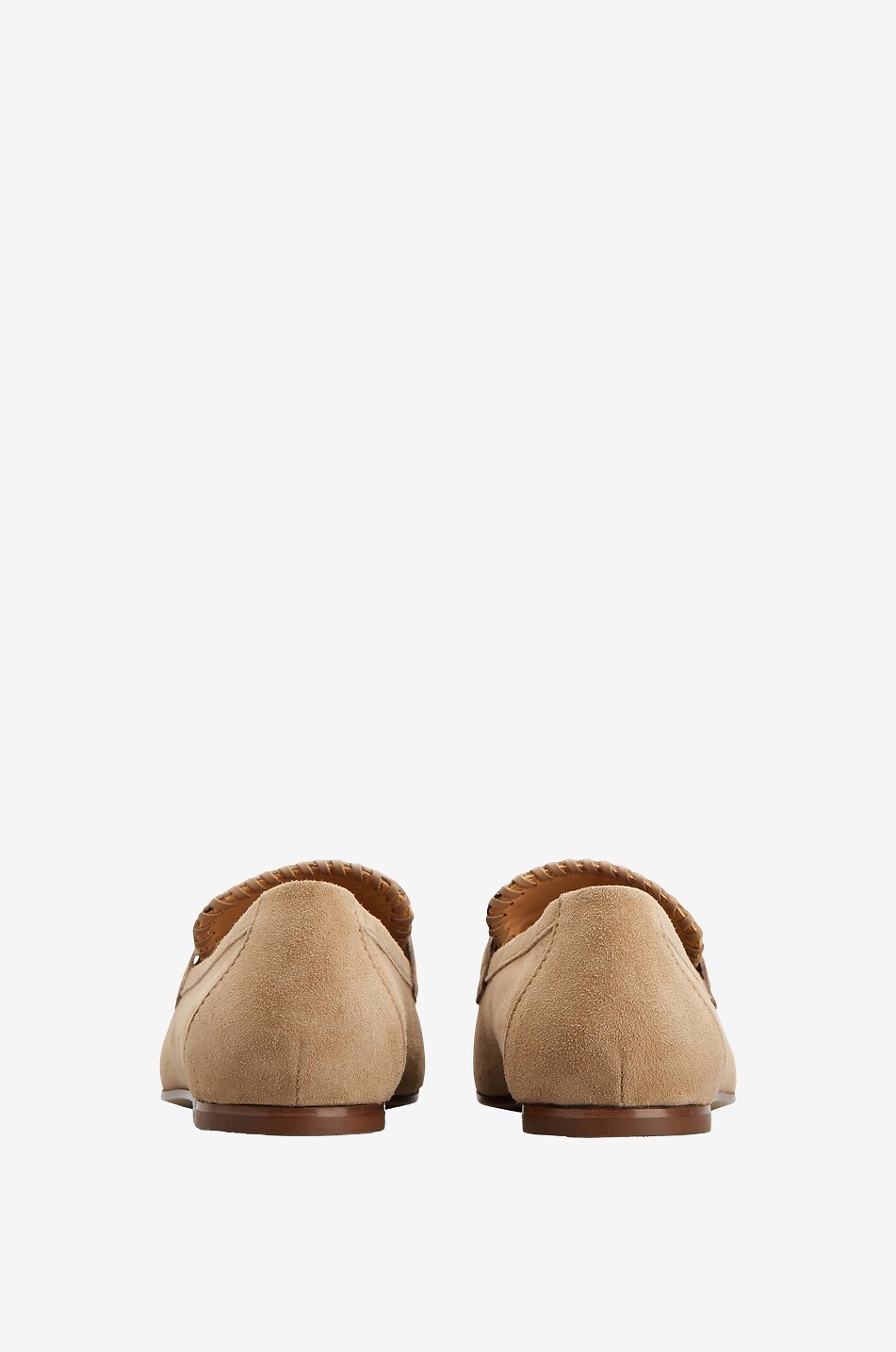 Mocassins en daim et cuir lisse Kate