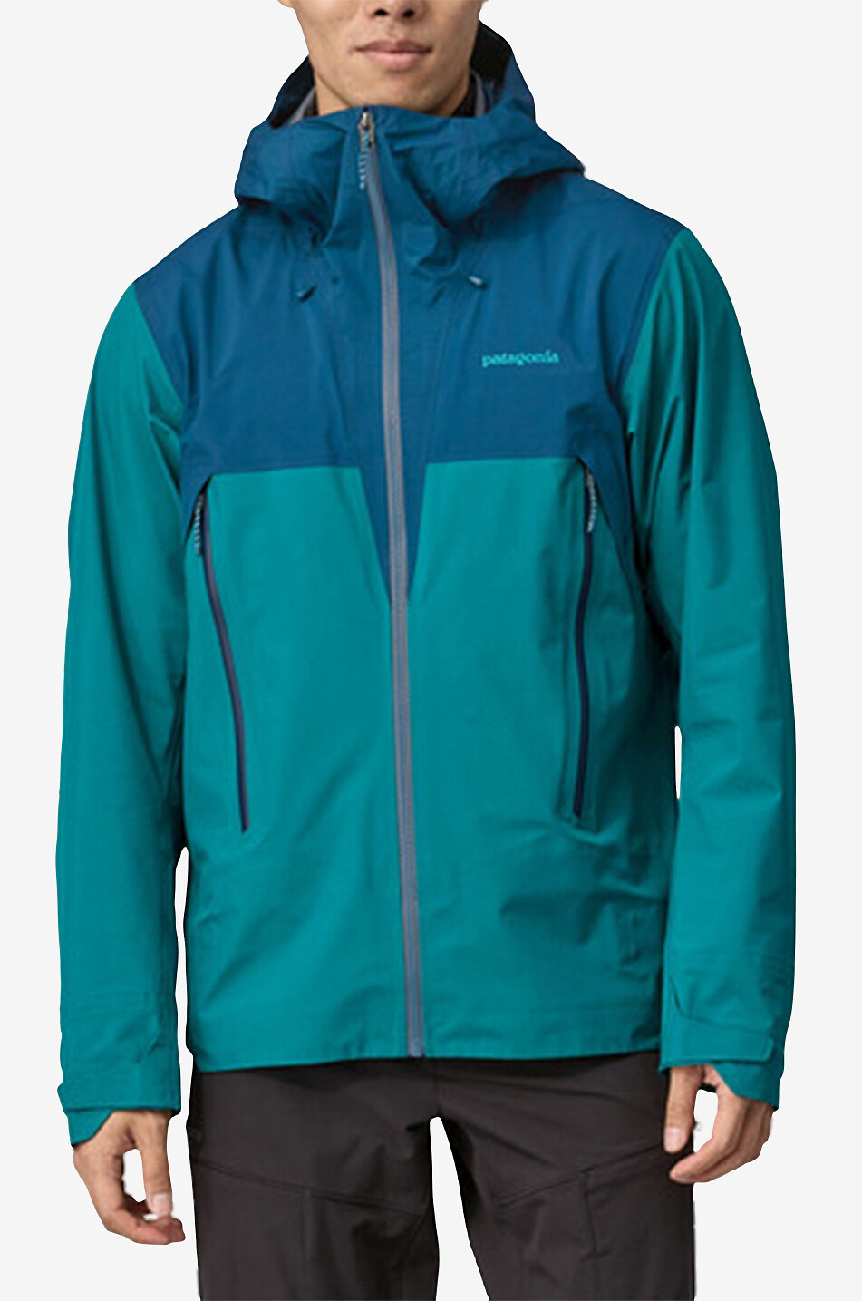 PATAGONIA Wattierte Bergsteigerjacke mit Kapuze M Super Free Alpine Herren MITTELBLAU 3