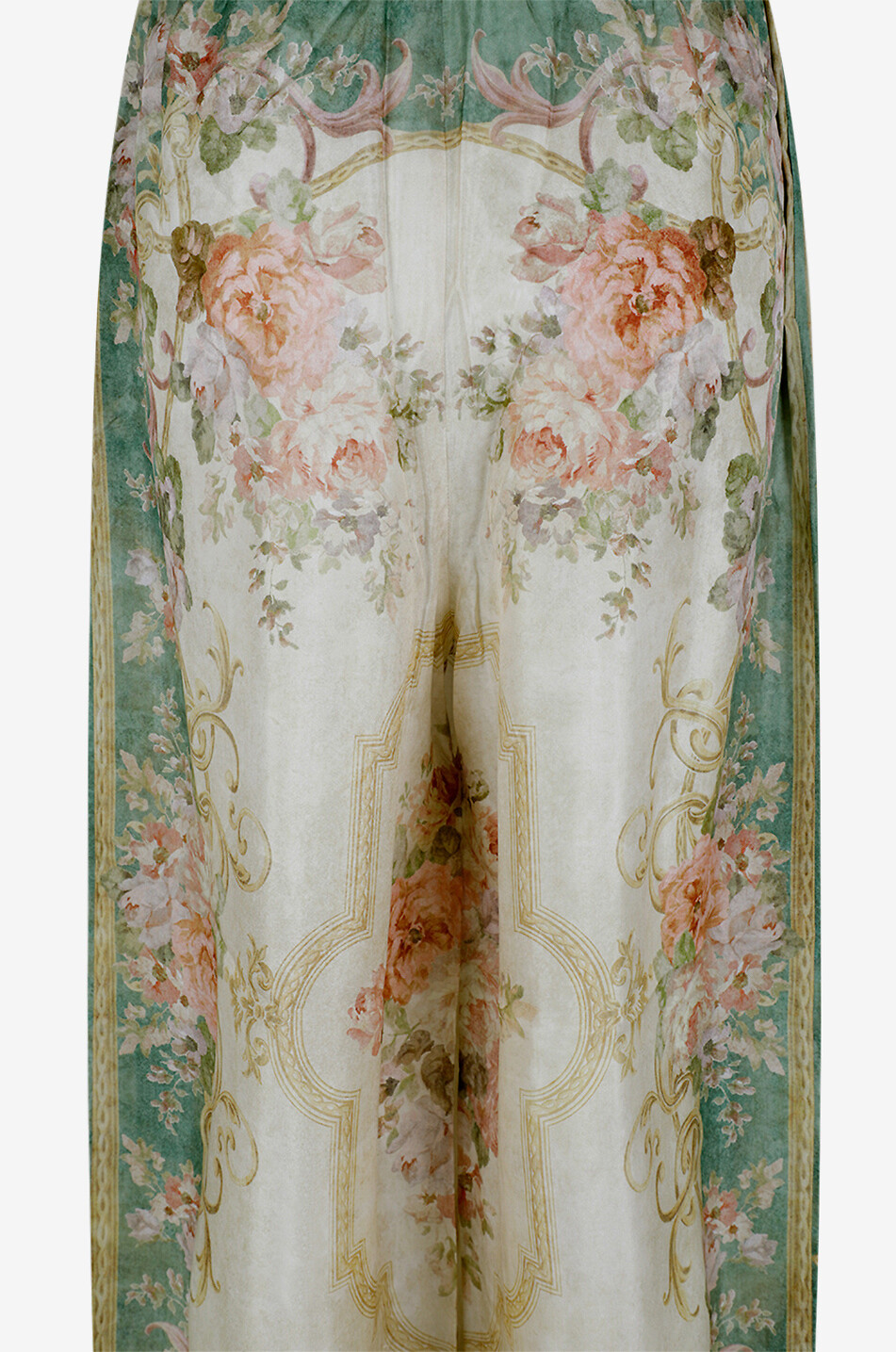ZIMMERMANN Geblümte Seidenhose mit weitem Bein August Relaxed Damen BUNT7 3