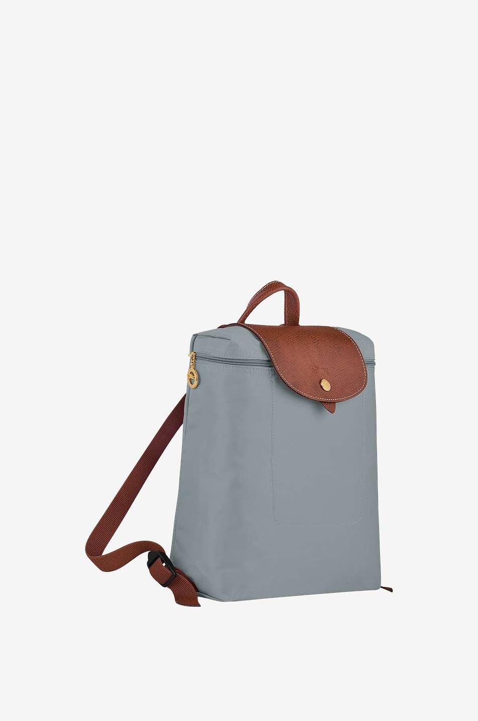 LONGCHAMP Mini sac à dos en toile enduite Le Pliage Original Femme GRIS 2