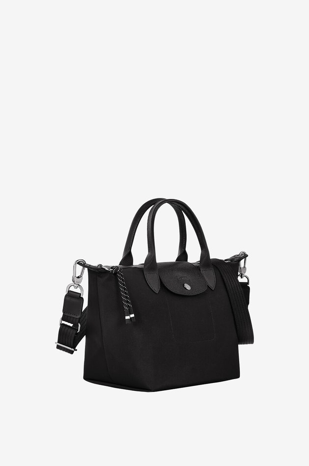LONGCHAMP Sac à main en toile recyclée Le Pliage S Energy Femme NOIR 2