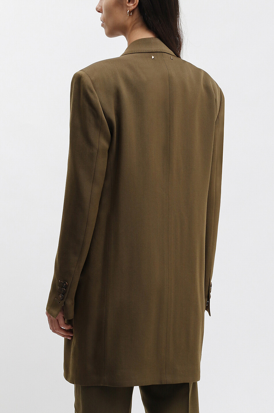 GOLDEN GOOSE Iara touble-breasted blazer dress Women KHAKI 5