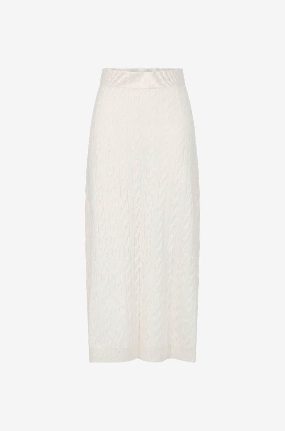 LISA YANG Marnie cashmere maxi skirt Women EGGSHELL 1