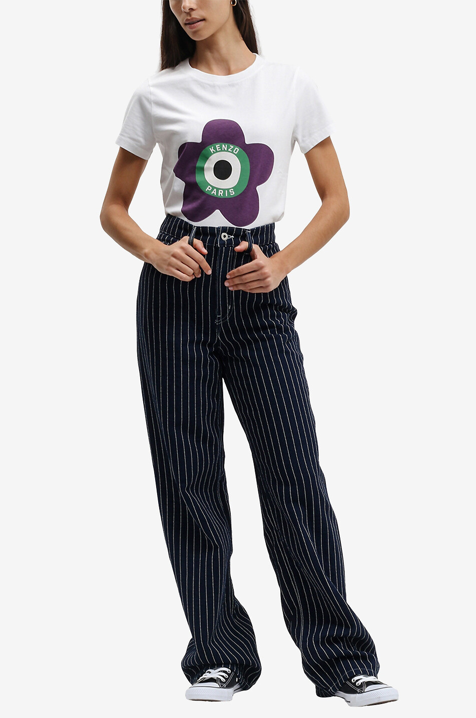 Kurzärmeliges T-Shirt aus Baumwolle Kenzo Target