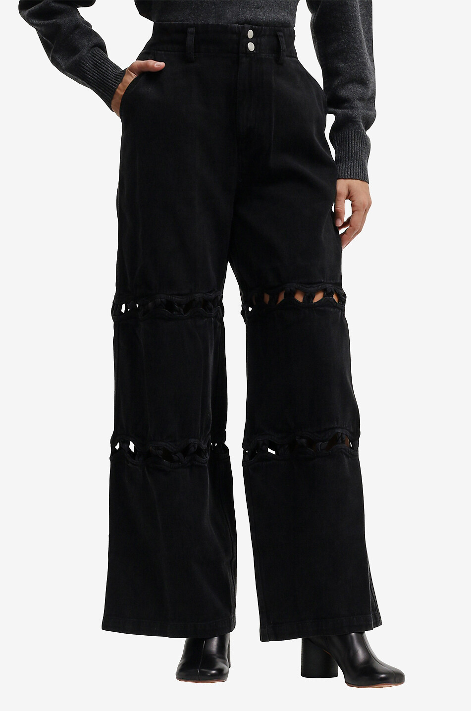 Jeans mit geradem Bein aus Baumwolle Luz
