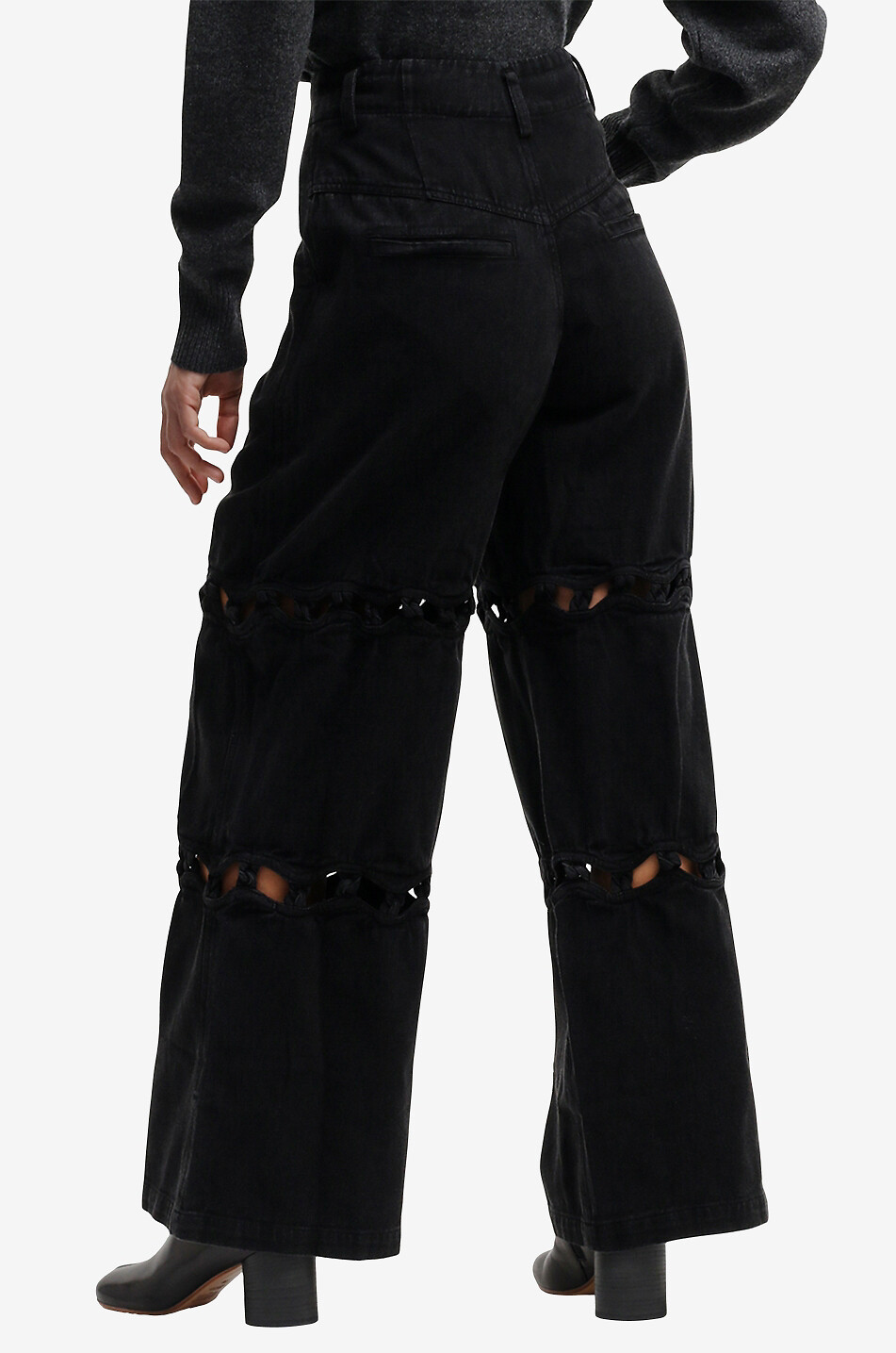 Jeans mit geradem Bein aus Baumwolle Luz