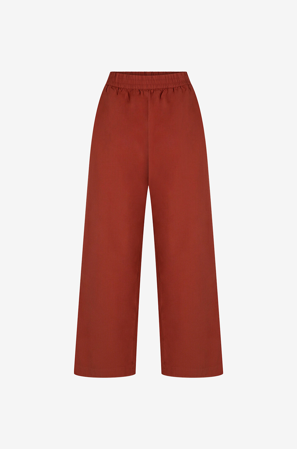 Pantalon droit en coton Bahia