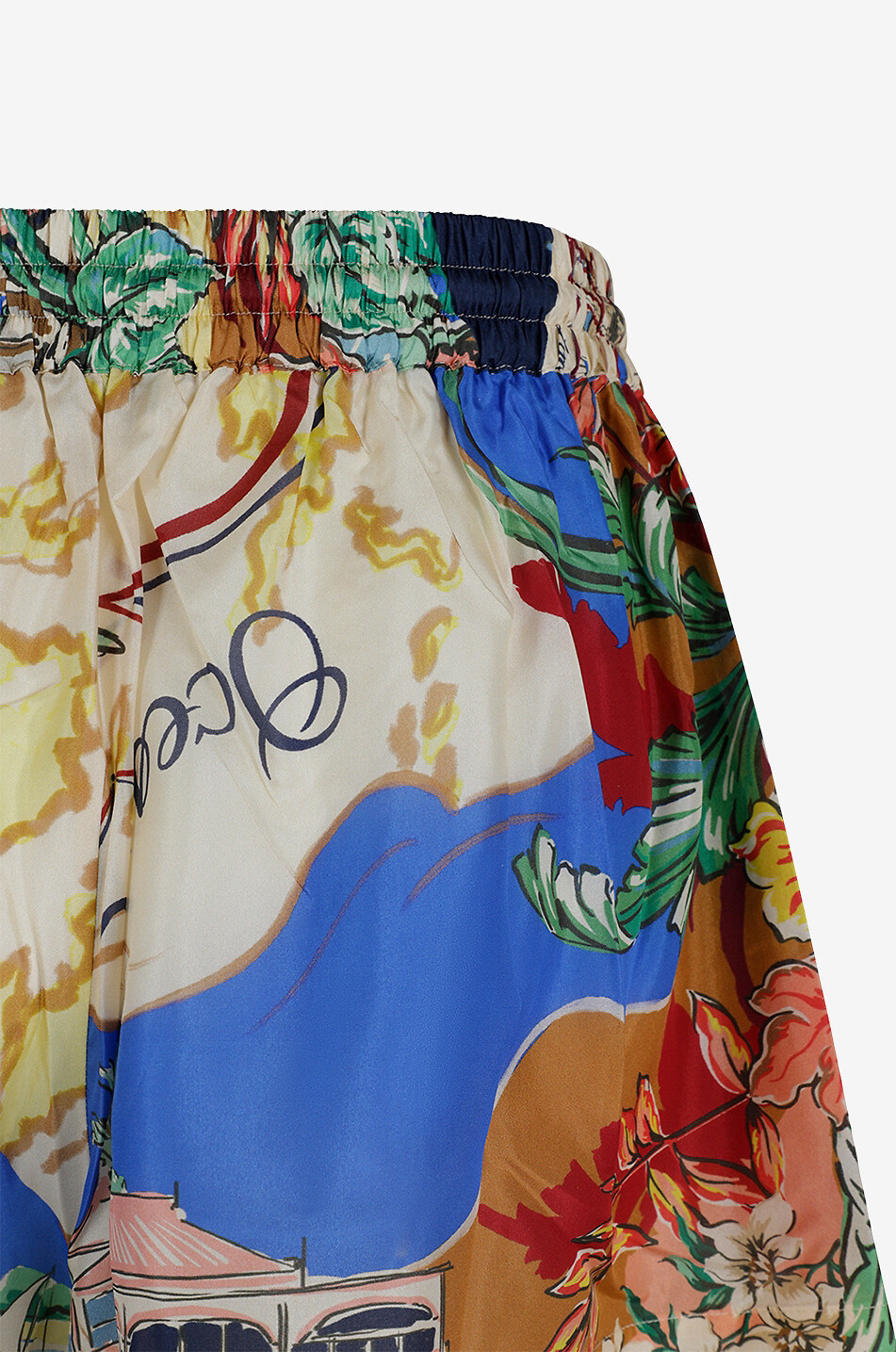 ZIMMERMANN Alight Draw Waist printed silk shorts Women MULTI COLOURED 6 3