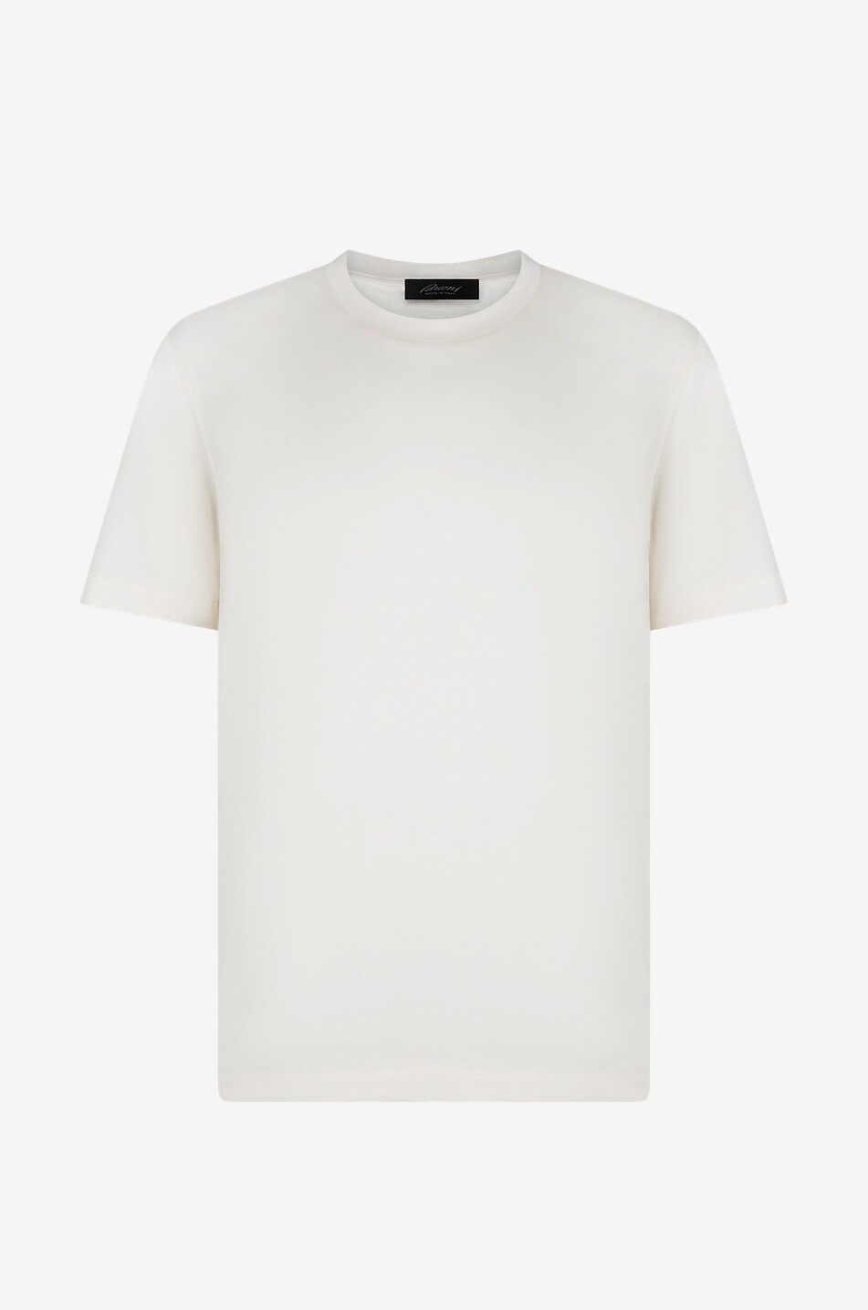 Kurzarm-T-Shirt aus Seide und Baumwolle