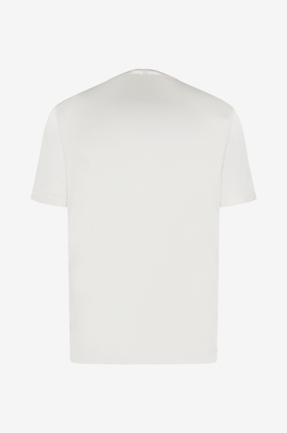 Kurzarm-T-Shirt aus Seide und Baumwolle