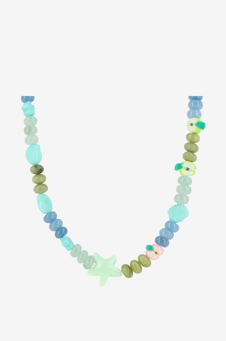 Collier enfant fruits et étoiles de mer