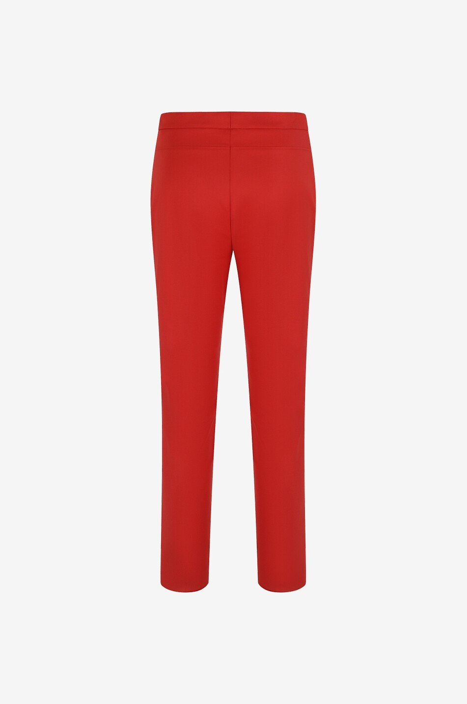 AKRIS PUNTO Franca cotton blend cigarette trousers Women RED 2