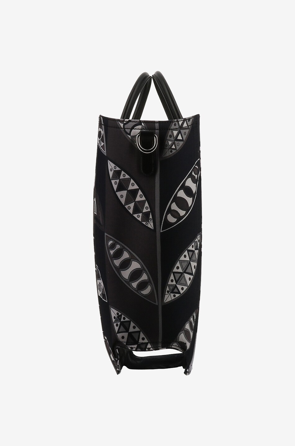 PUCCI Piazzetta printed fabric tote bag Women DARK GREY 4
