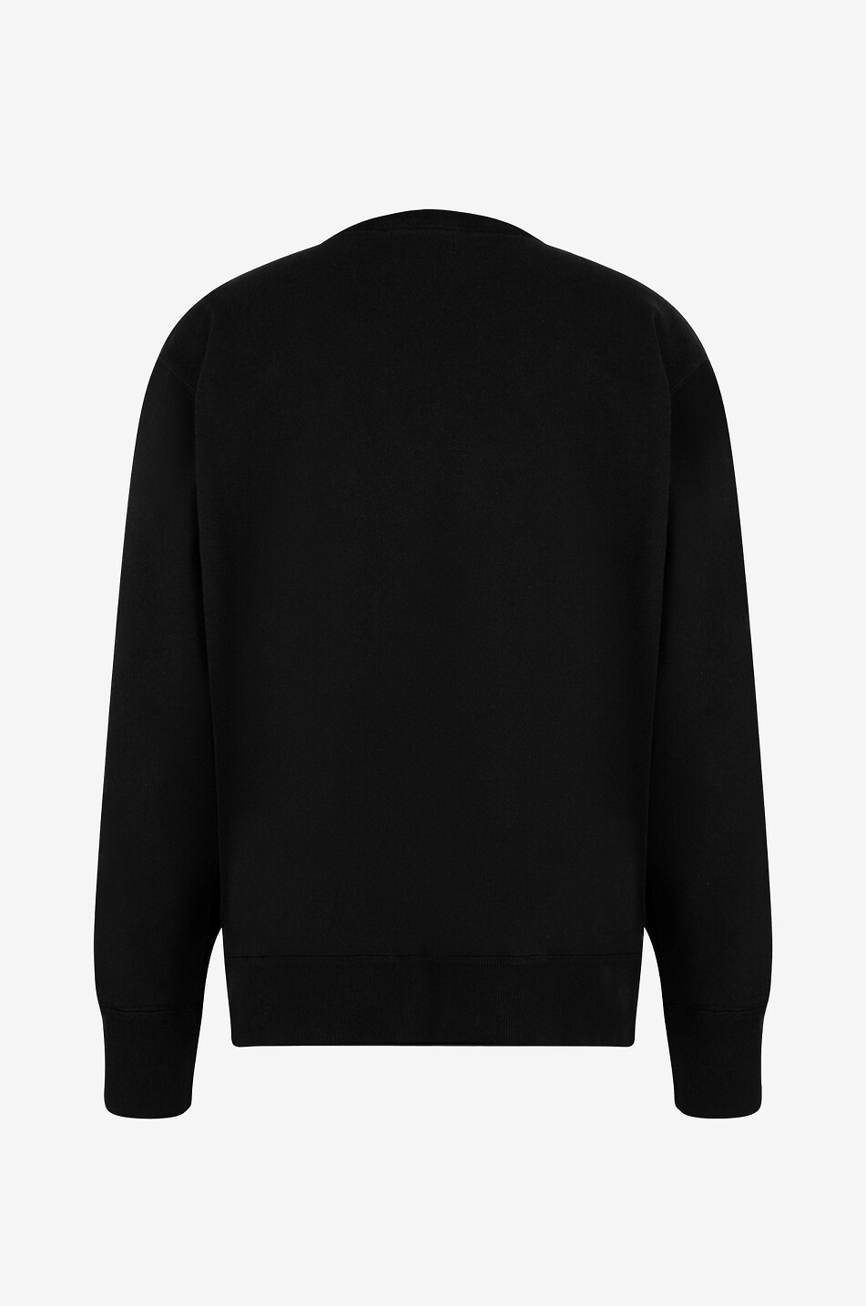 Rundhals-Sweatshirt mit Flock-Logo Mike