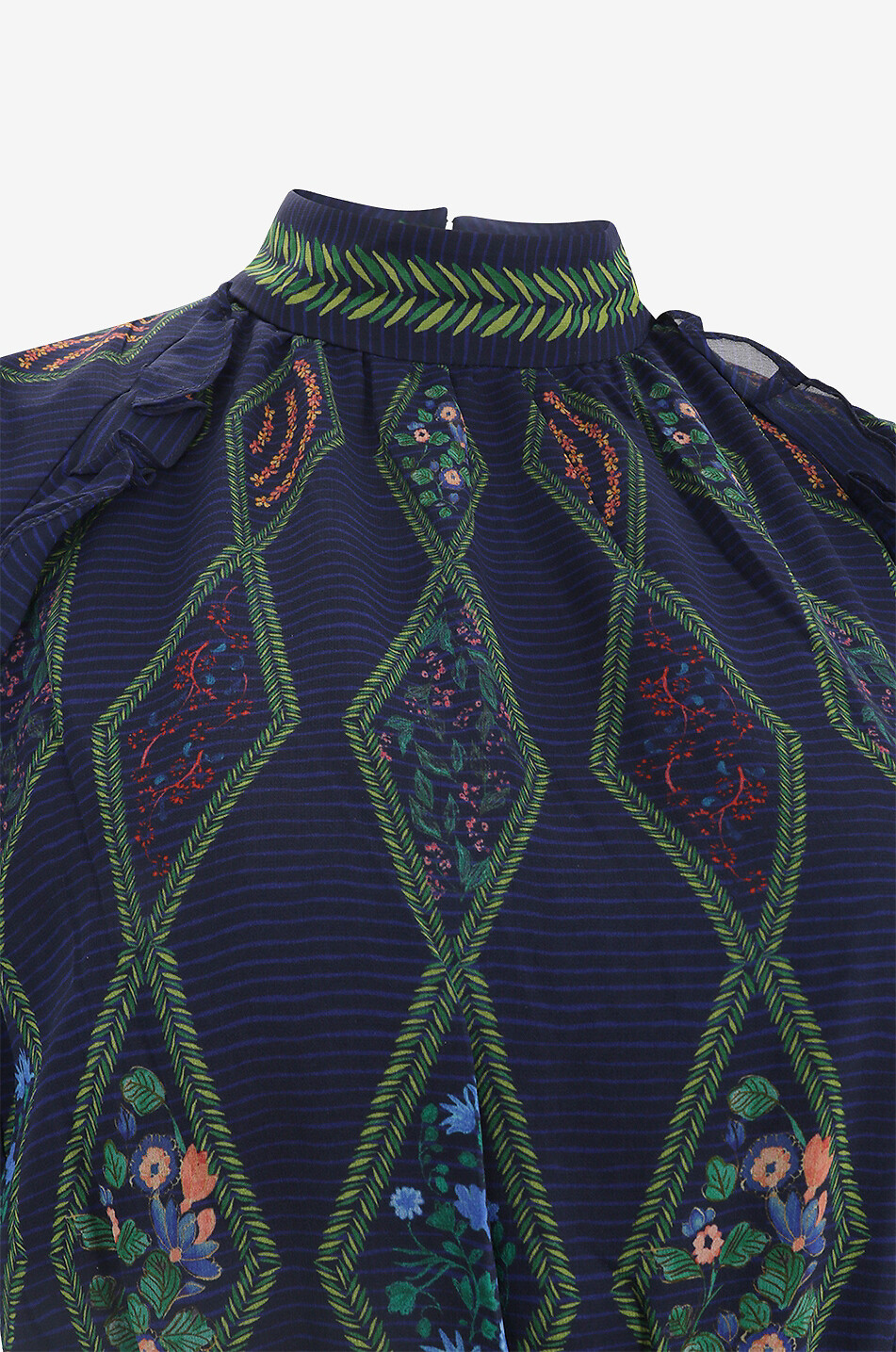 Robe longue brodée Jacqui B