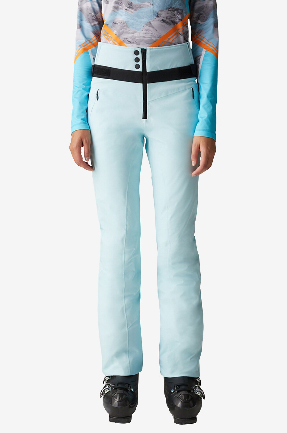 BOGNER FIRE + ICE Scott ski trousers with braces Women LIGHT BLUE 3