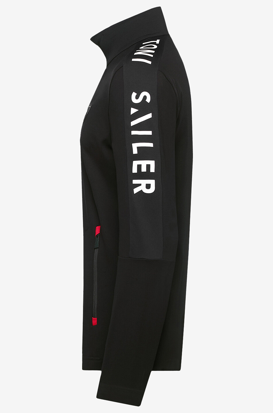 TONI SAILER Denis full-zip mid layer with stand-up collar Men BLACK 5