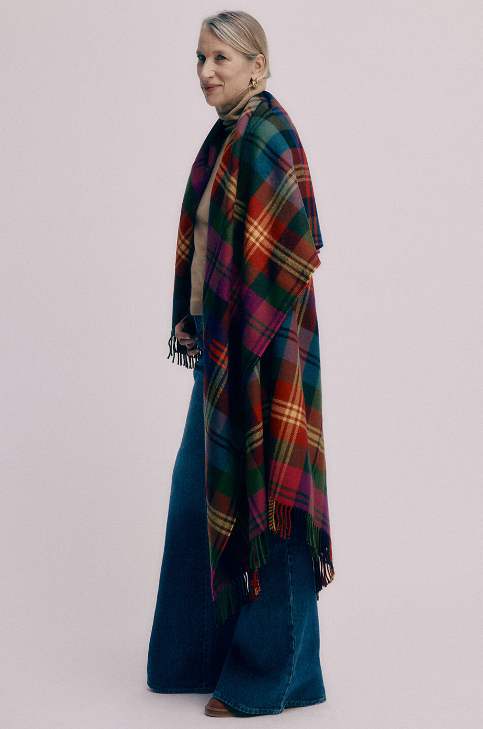 CHLOE Jean cloche taille haute Merapi Faded Denim Femme BLEU 3