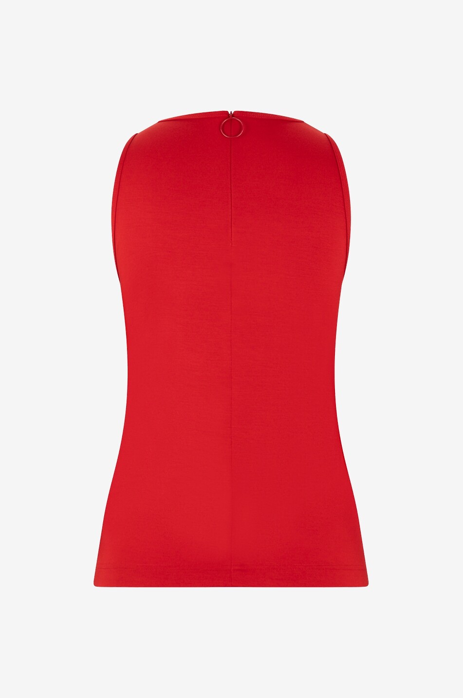 Zipped modal stretch tank top