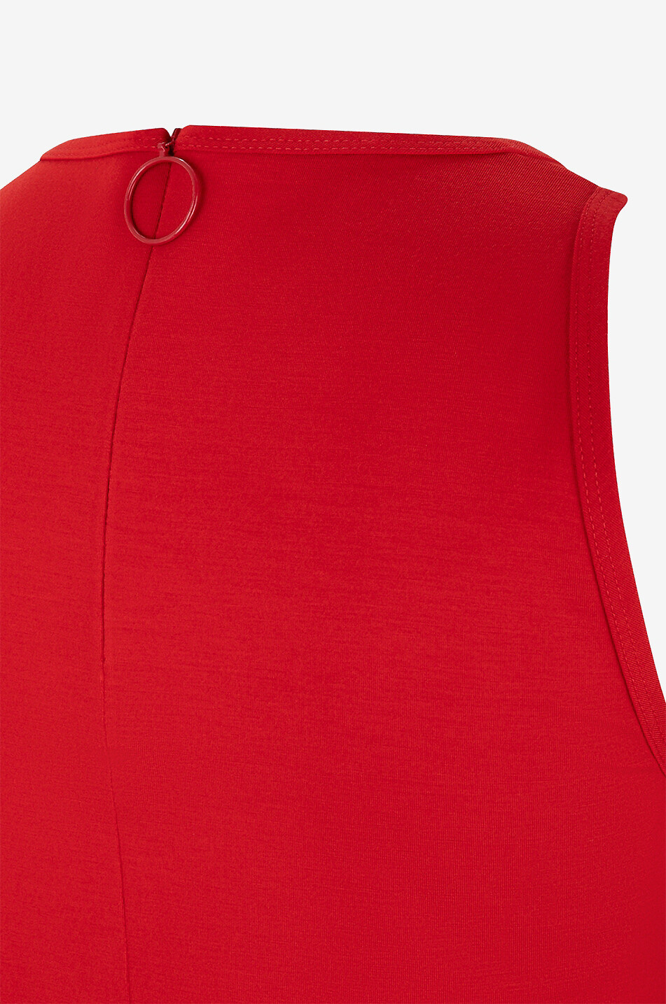 AKRIS PUNTO Zipped modal stretch tank top Women RED 3