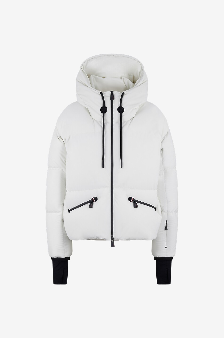 Doudoune de ski courte à capuche Allesaz