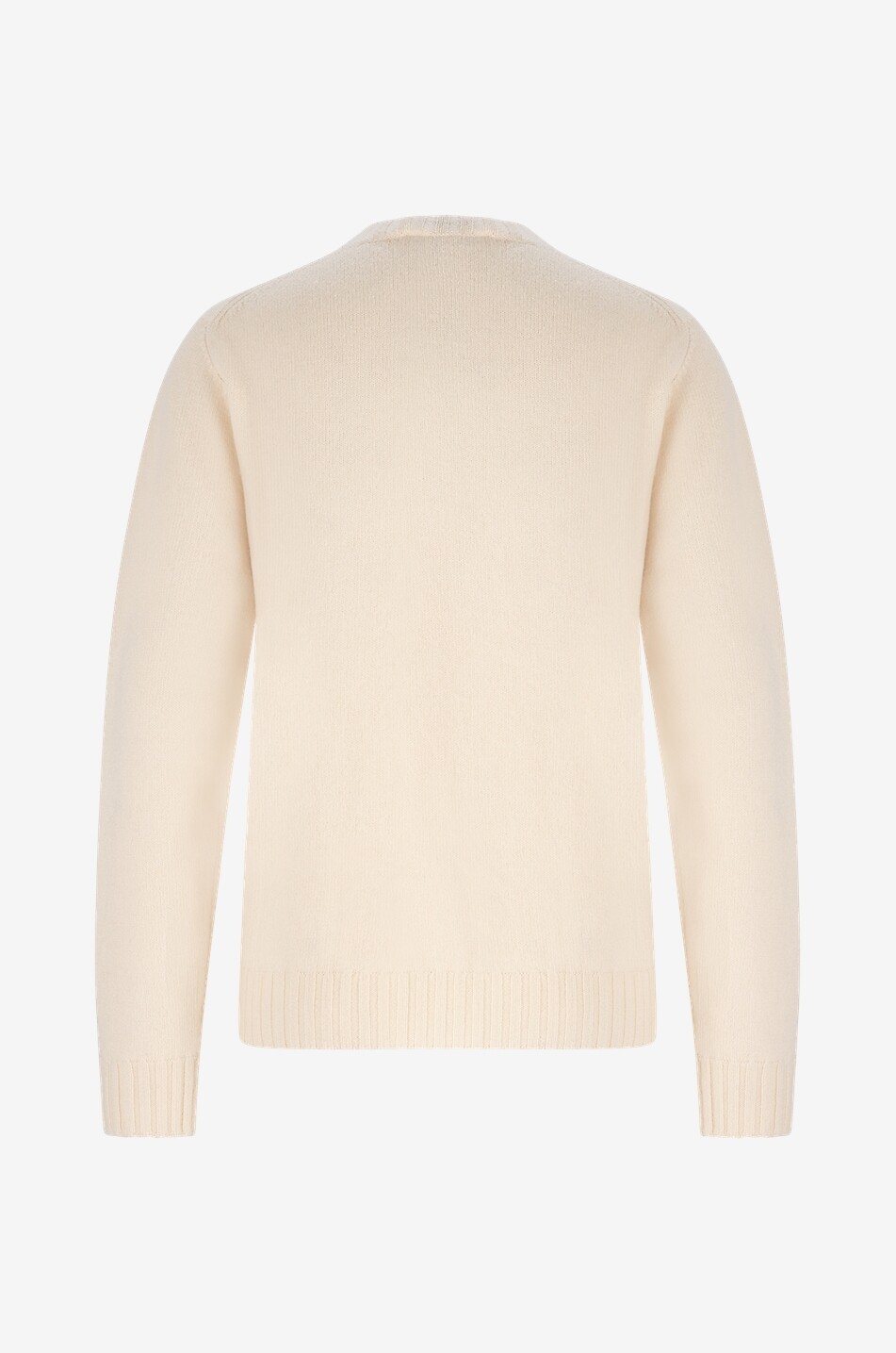 Wollpullover mit floralem Cut-Out