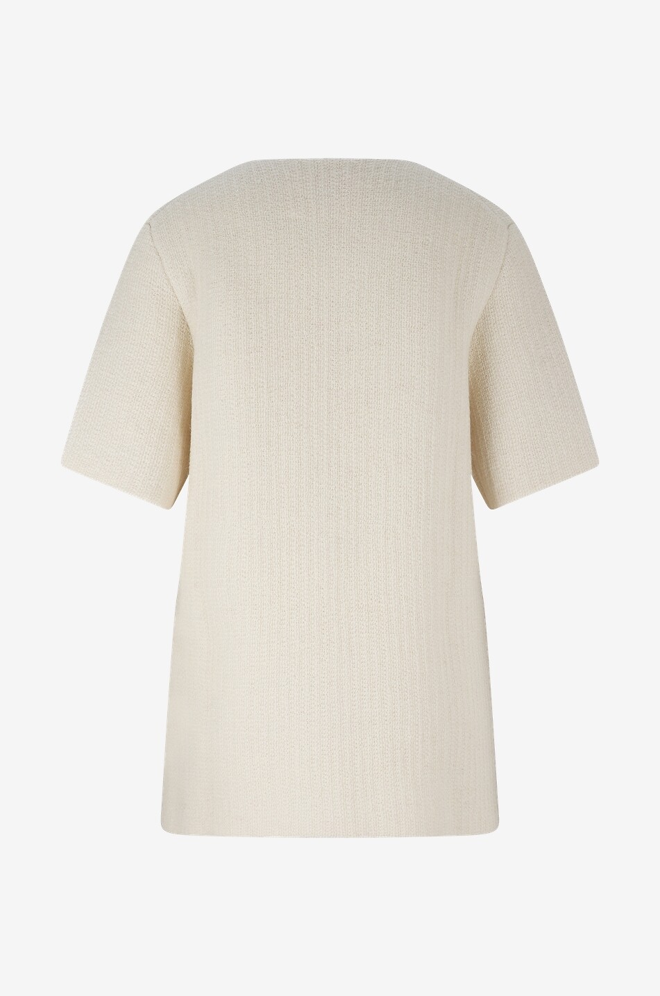 JIL SANDER Padded knit T-shirt Women EGGSHELL 2